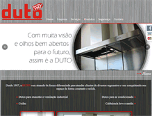 Tablet Screenshot of duto.com.br